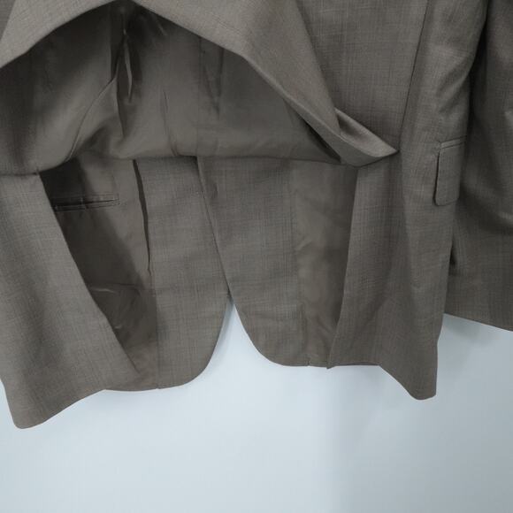Ermenegildo Zegna Blazer Mens 38S Brown Classic Wool Made‎ Italy Saks Fifth Ave - Picture 8 of 16